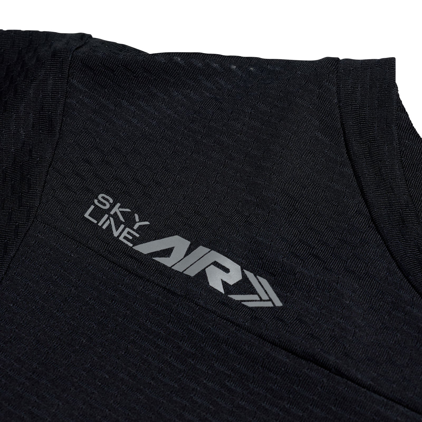 Skyline Air Long Sleeve Jersey Mono Black - Breathable Performance Shirt for Running, Cycling & Outdoor Sports | Men's Athletic Top for Workouts & Active Lifestyle