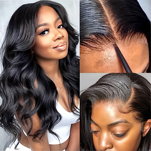 13x4 precut lace wig Natural Color