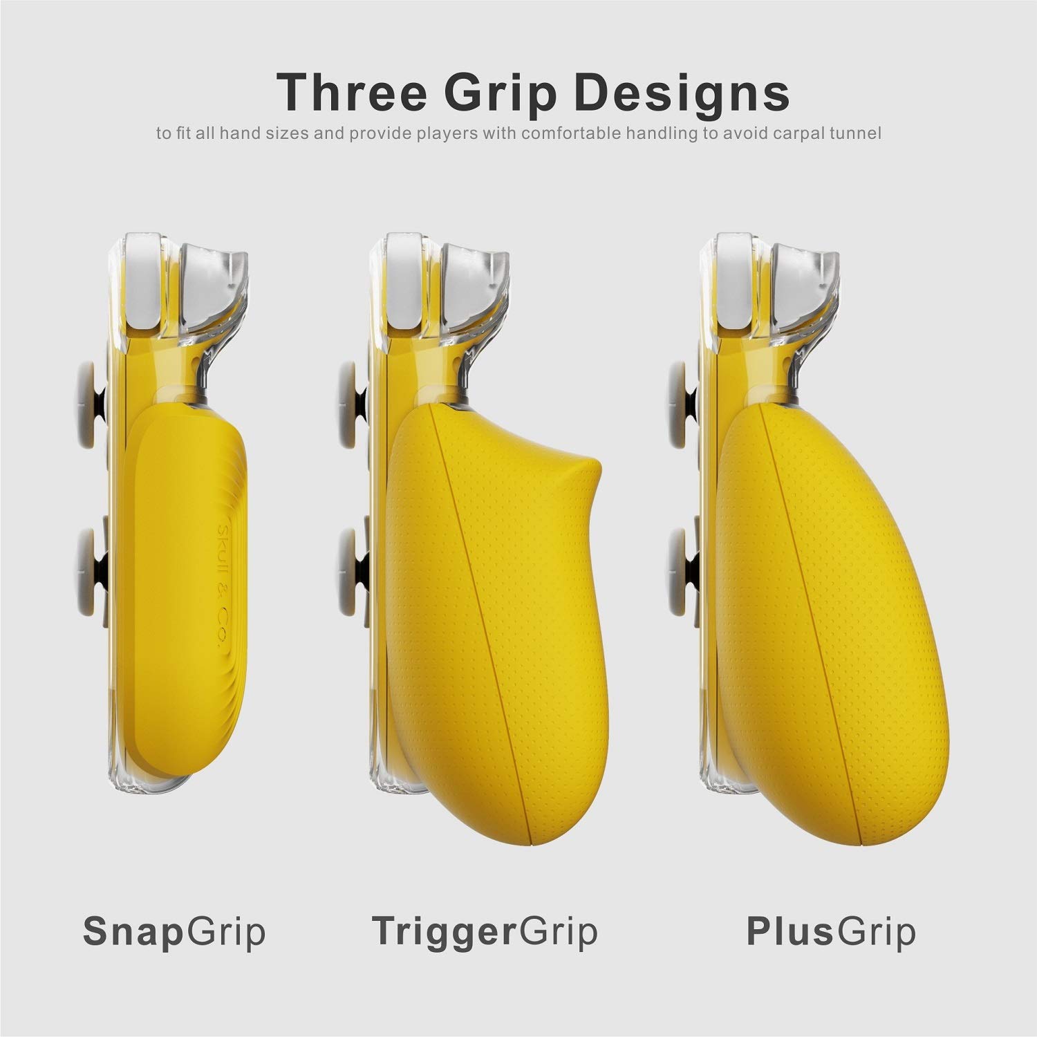Skull & Co. GripCase Lite Bundle for Nintendo Switch Lite - Ergonomic Protective Cover with Thumb Grips - Perfect for Travel, Gaming on the Go & Long Play Sessions