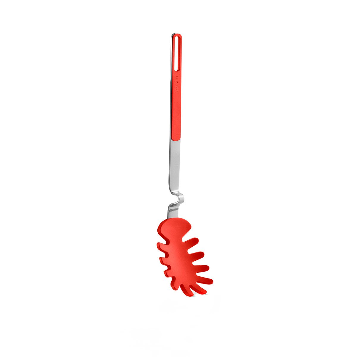 Eva Solo Gravity Nonstick Silicone Cooking Utensils - Stainless Steel & Heat-Resistant Silicone (400°F+), Dishwasher Safe Pasta Spoon - Perfect for Pasta, Soups & Sauces
