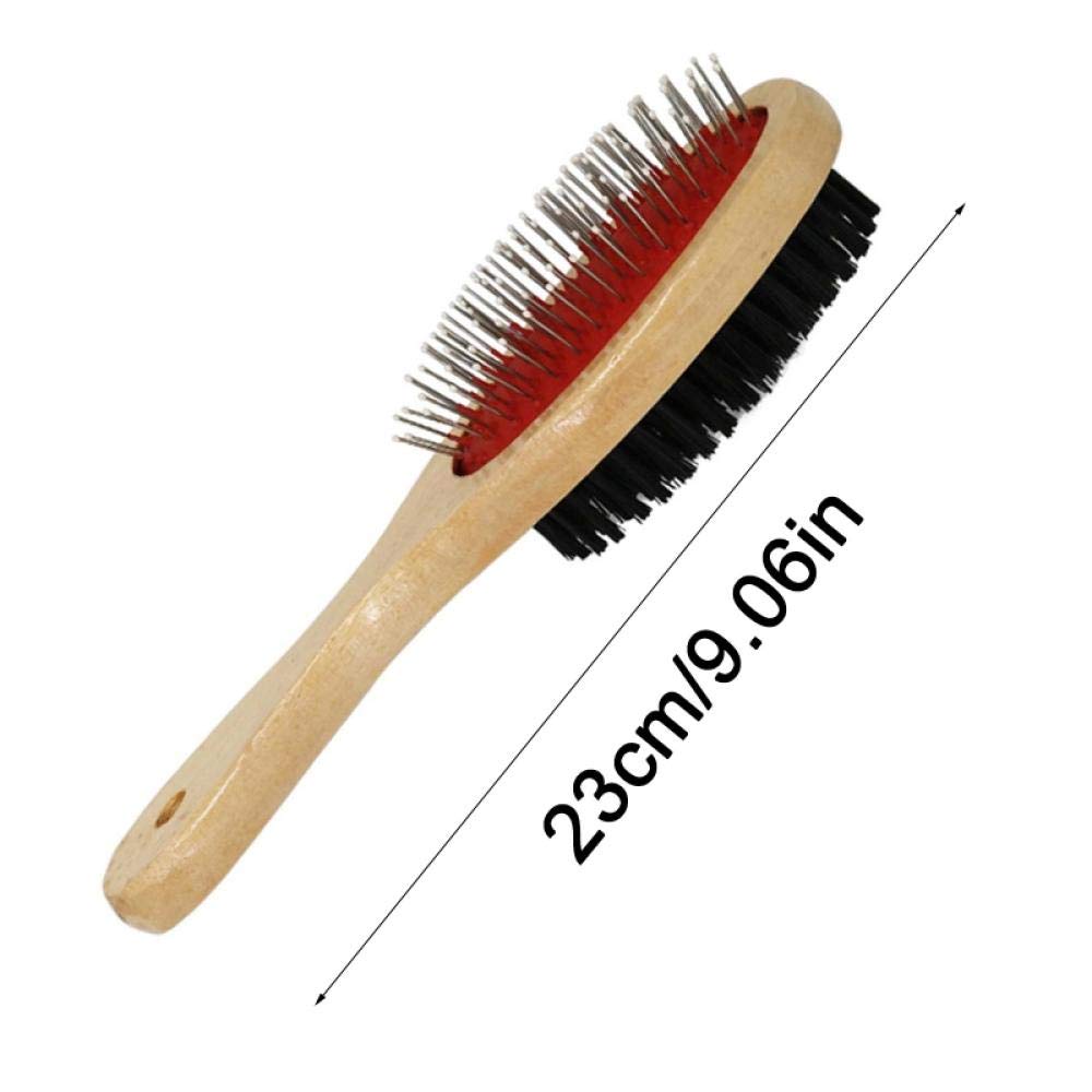 Double Sided Pet Brush for Dogs & Cats - Gentle Grooming at Home