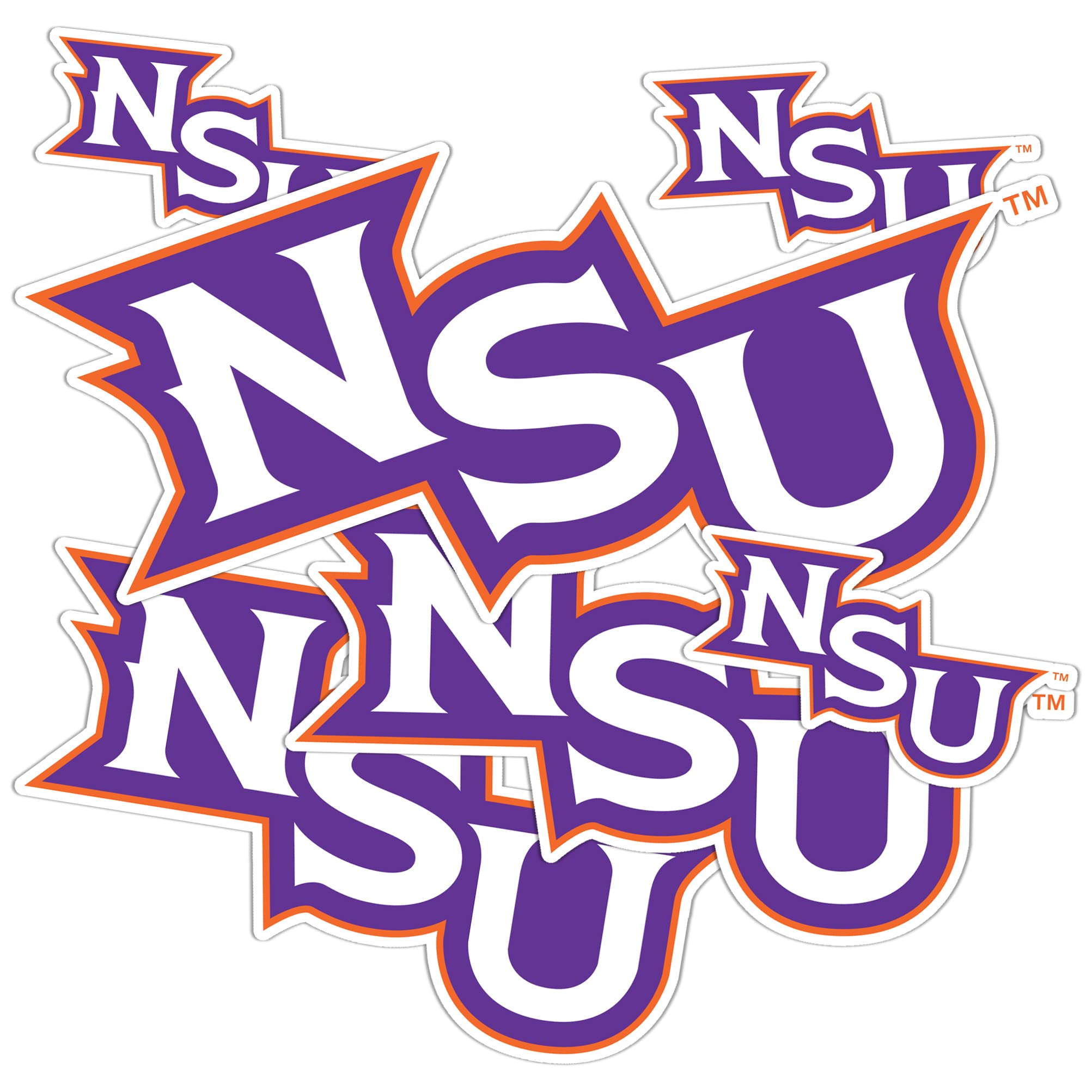 NSU Demons Vinyl Decals - Desert Cactus Northwestern State University Stickers for Laptop, Water Bottle, Car & Scrapbook | Durable & Waterproof | Perfect for School Spirit, College Gifts & Fan Accessories