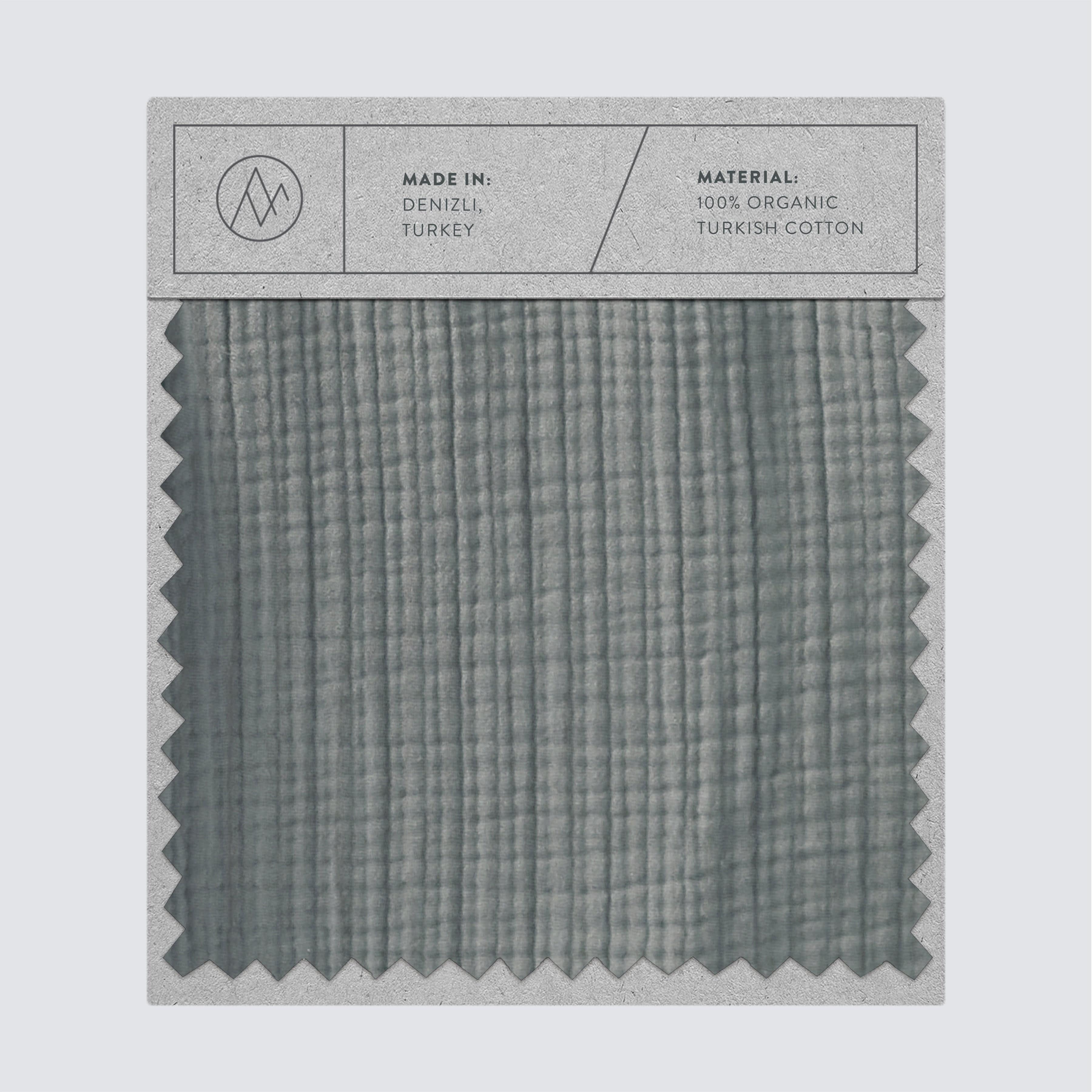 Organic Cotton Gauze Bedding Swatch - Soft Breathable Fabric for Baby Blankets, Swaddles & Nursery Decor - Eco-Friendly & Hypoallergenic
