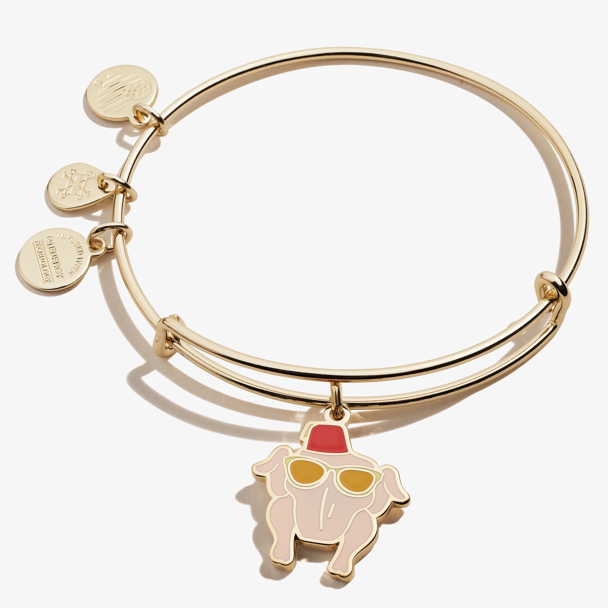 FRIENDS™ Thanksgiving Turkey Charm Bracelet - Stylish Holiday Jewelry for Friendsgiving & Thanksgiving Celebrations
