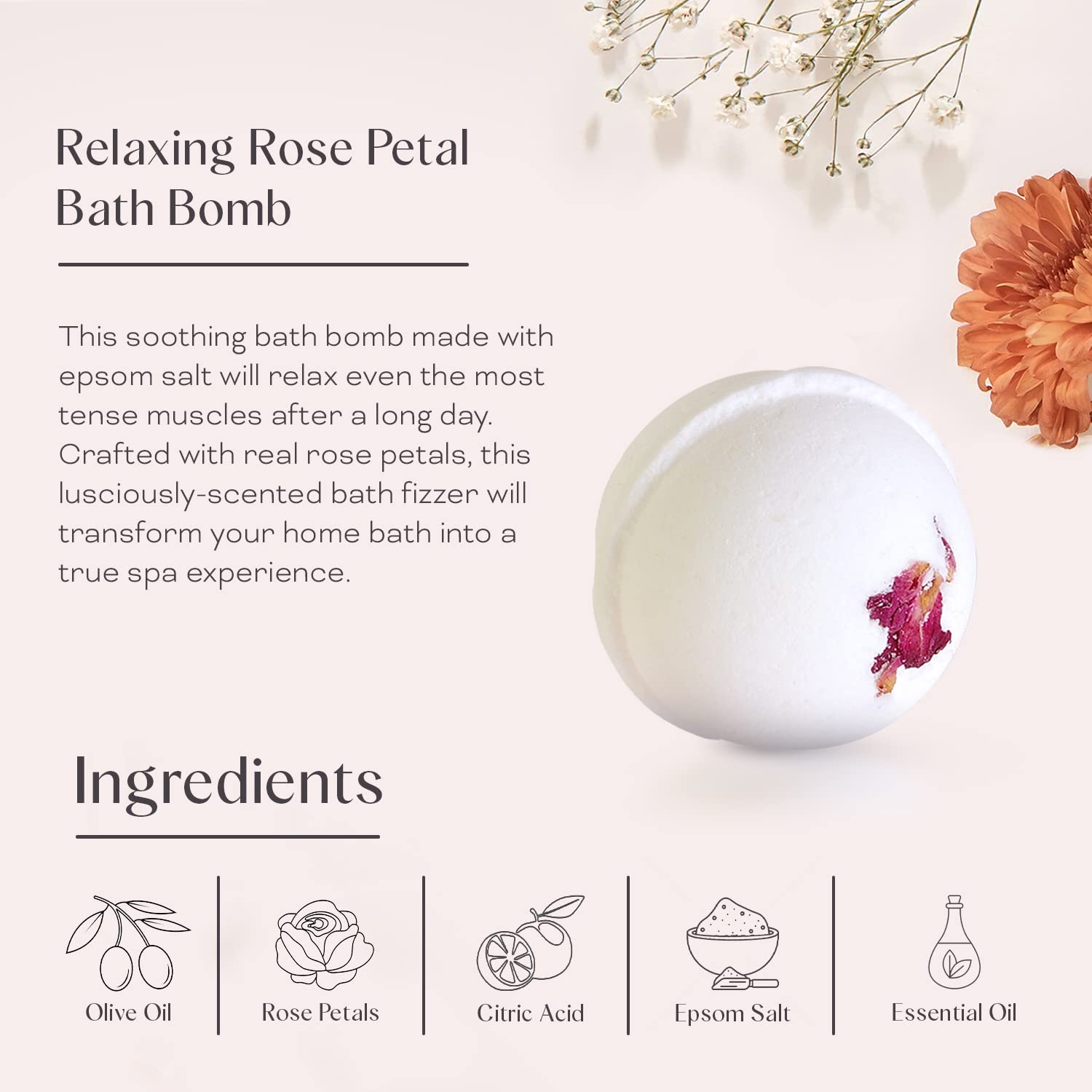 Dear Ava Organic Spa Gift Set for Women - Luxury Anti-Stress Bath & Body Care Kit with Heartfelt Card - Perfect Birthday, Cancer Support & Self-Care Relaxation Gift - Ideal for Home Spa Nights & Thoughtful Present Giving