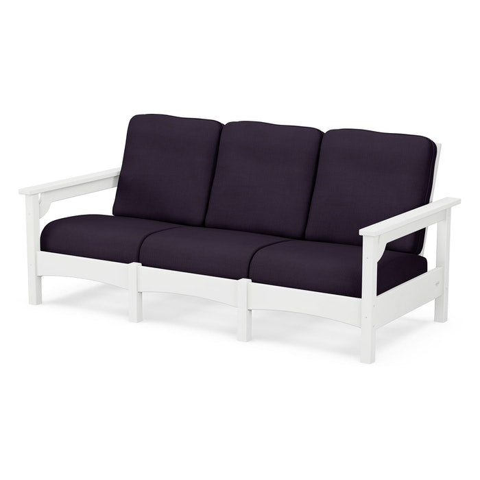 POLYWOOD Club Sofa - Durable Outdoor Furniture for Patio, Poolside & Backyard Relaxation