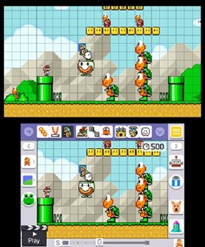 Super Mario Maker for Nintendo 3DS - Create & Play Custom Mario Levels | Portable Game Design for Travel & Home Entertainment