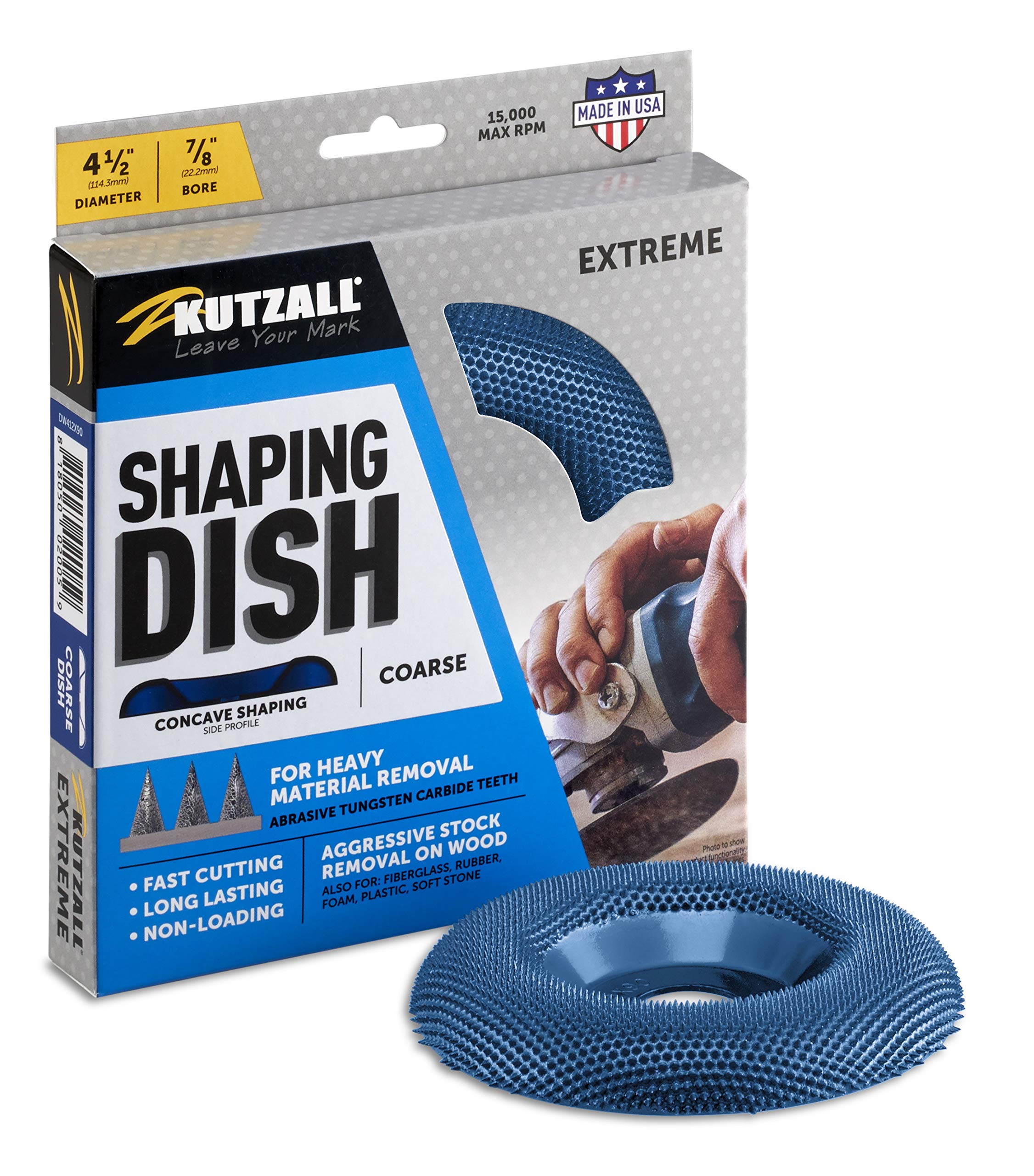 Kutzall Extreme Shaping Dish - Coarse Grit 4-1⁄2