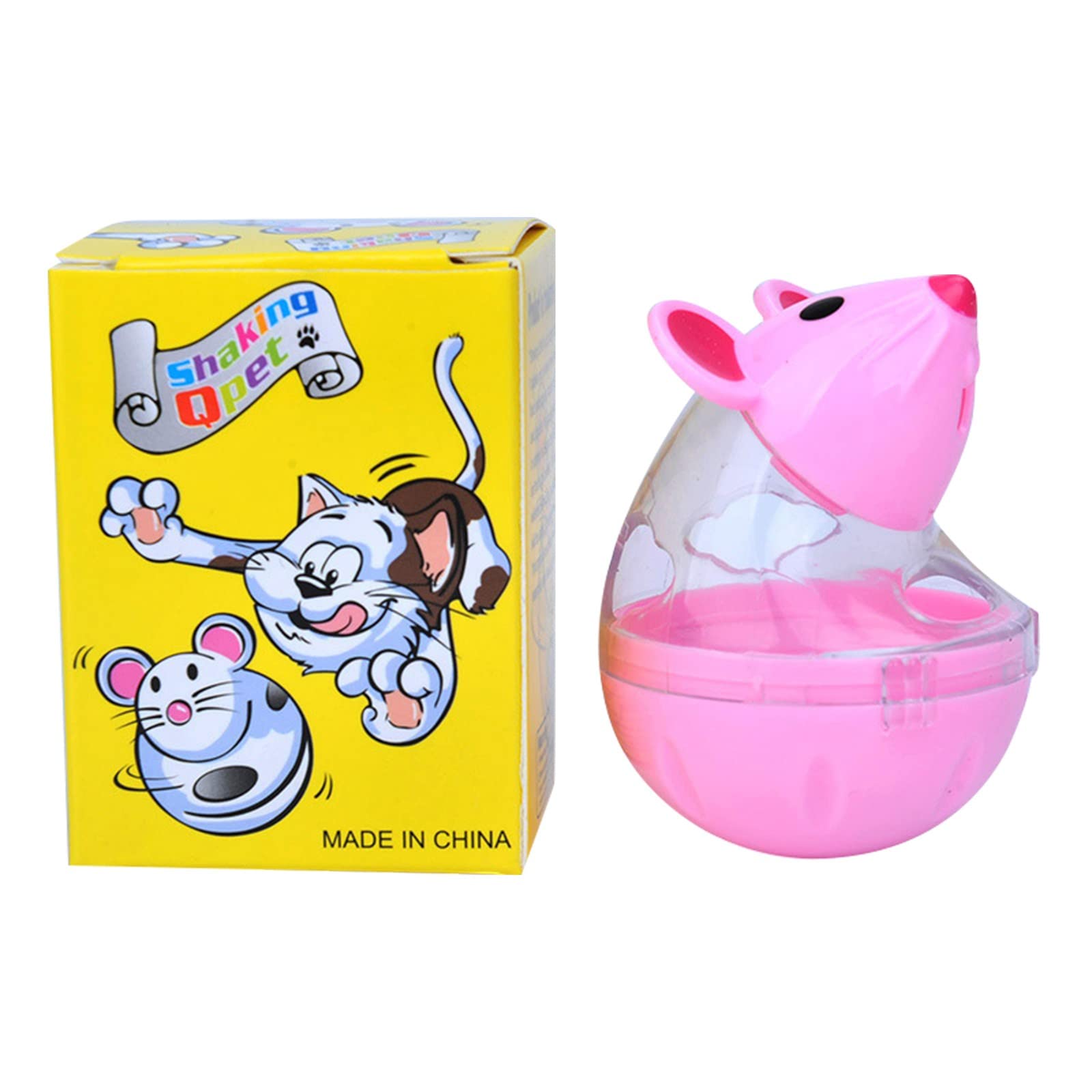 Interactive Pet Tumbler Toy - Adjustable Slow Feeder Ball with Shaking Food Dispenser for Small & Medium Dogs & Cats - Fun Puzzle Game & Portion Control - Perfect for Playtime, Training & Mealtime Enrichment