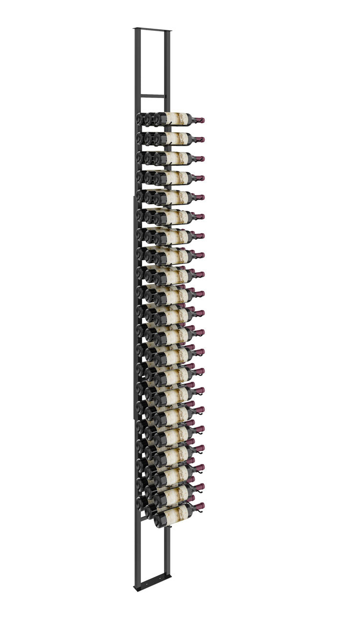 VintageView One-Sided Floating Wine Rack Kit - Holds 21 to 63 Bottles - Perfect for Home Bars, Wine Cellars & Kitchen Storage