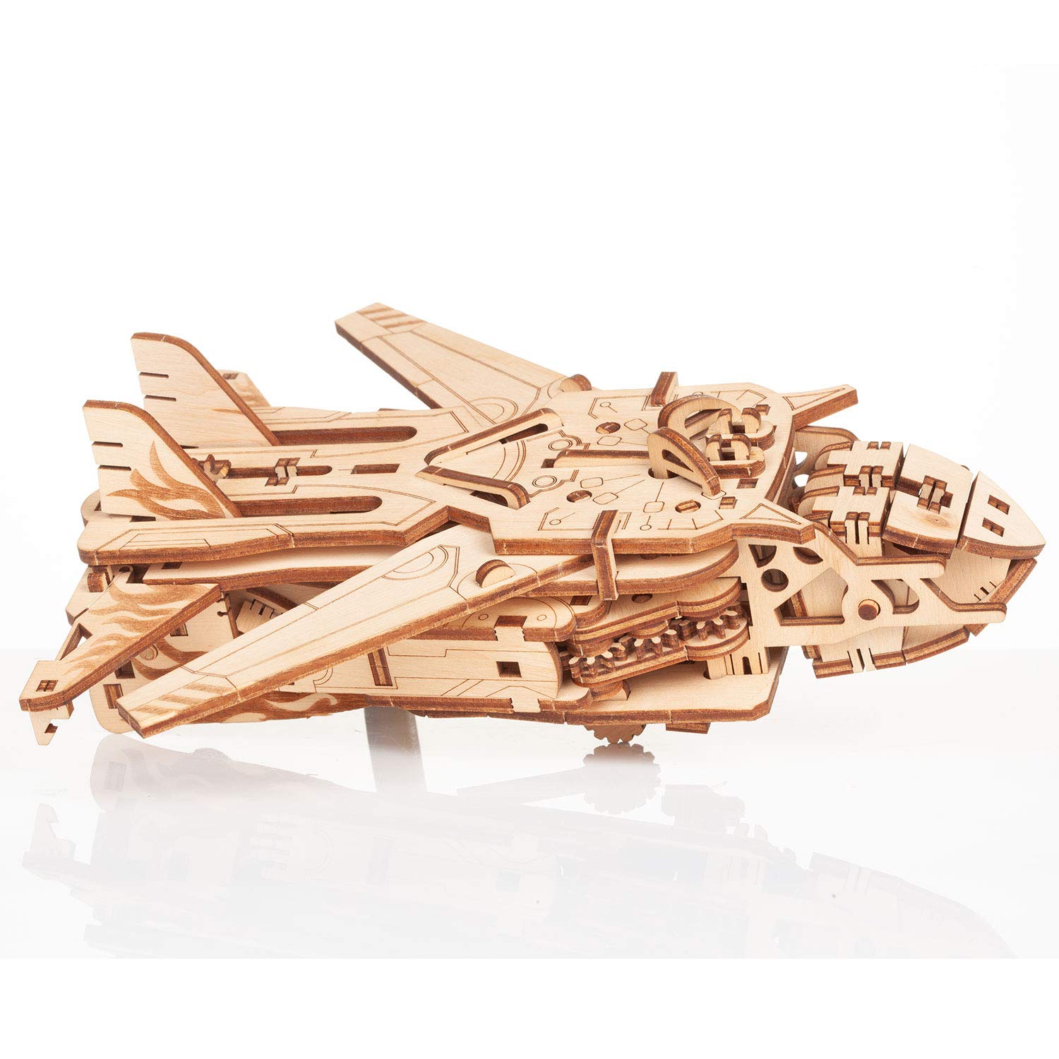 Transformers Robots Building Kits - Mr. Playwood Wooden Construction Set (119 Pieces) for Kids & Adults | STEM Educational Toys for Creative Play & Collectors