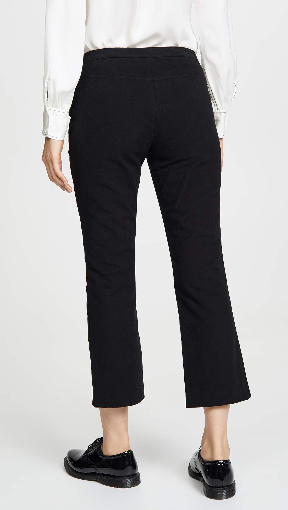 Theory Women's Slim Fit Crop Pants - Black Size 8 | High Waisted Office Trousers for Work & Business Casual Outfits