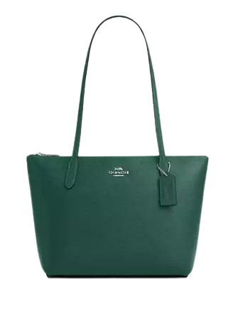 Coach Fiona Zip Tote Bag for Women - Stylish Leather Shoulder Handbag Purse - Perfect for Work, Travel & Everyday Use