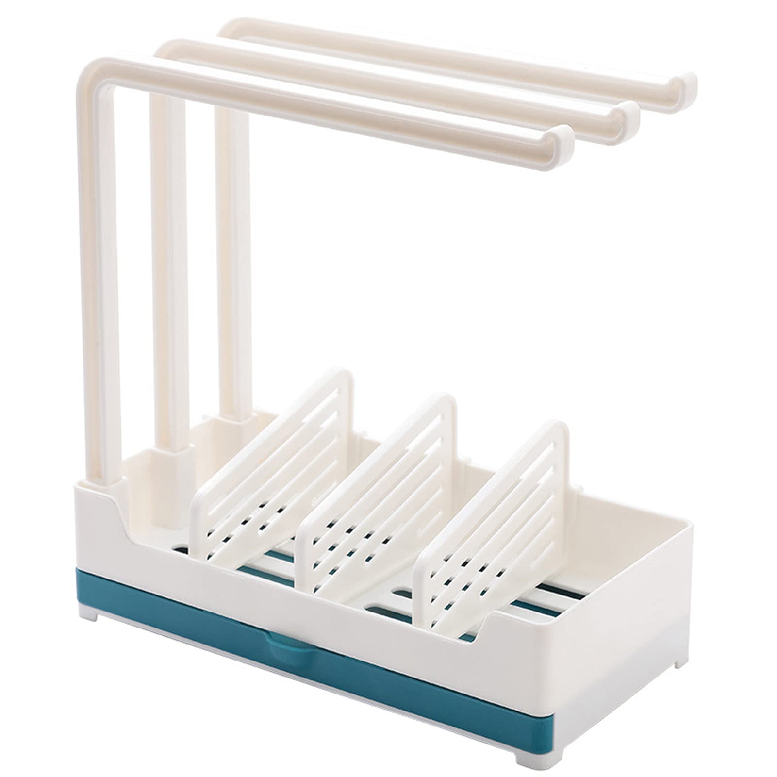 VALINK Sink Caddy - Multi-Layer Kitchen Sink Organizer, Countertop Drain Rack for Sponges, Brushes & Cleaning Supplies - Wall Mounted Storage Shelf for Small Spaces - Perfect for Kitchen, Bathroom & Laundry Organization
