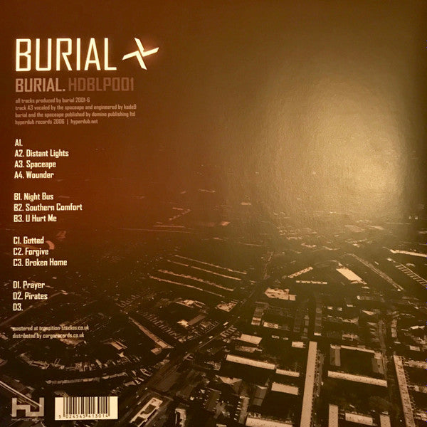 Burial Album 2x12 Vinyl Record - Limited Edition Reissue (Near Mint NM/M) - Perfect for DJ Sets & Vinyl Collectors