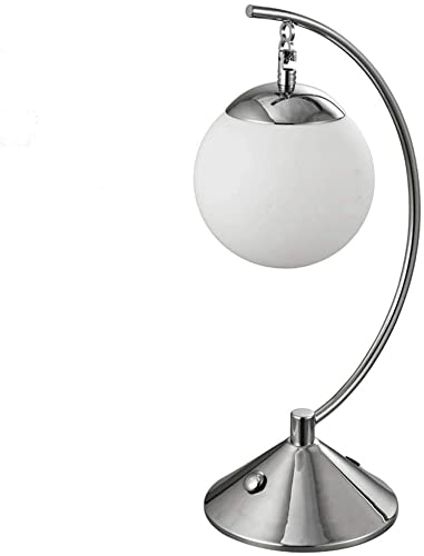Simple Modern Glass Ball Decorative Lamp - Iron Touch Bedside LED Dimming Reading Light for Bedroom, Living Room & Office (Color: A) | Eye-Friendly Night Light for Relaxation & Study