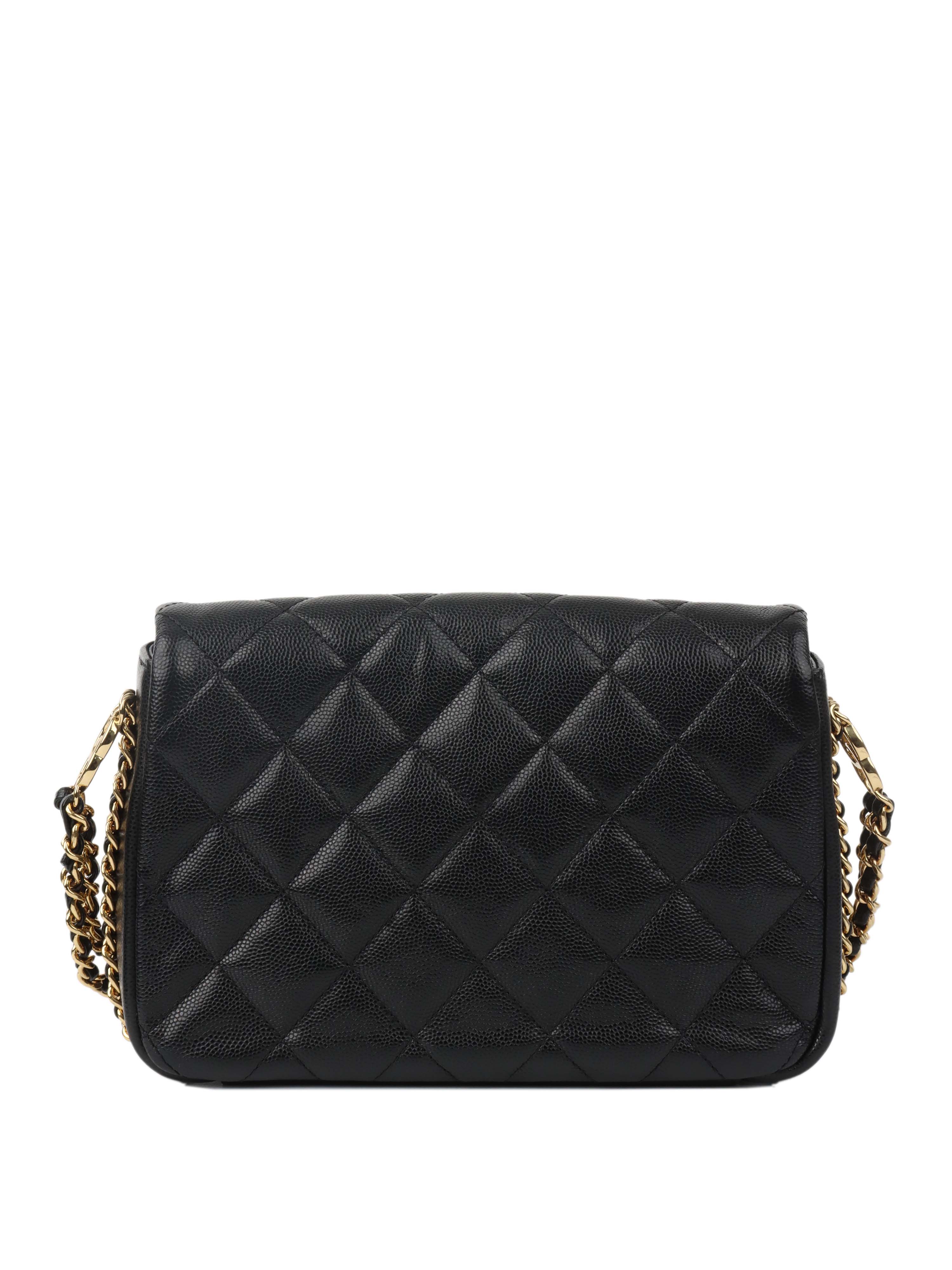 Chanel Caviar Leather Classic Flap Bag with CC Chain - Luxury Designer Handbag for Women, Perfect for Parties, Work & Everyday Use