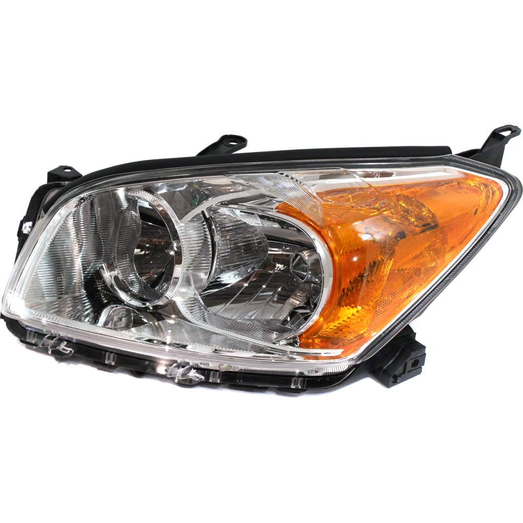 2009-2012 Toyota RAV4 Headlight Assembly Pair - Driver & Passenger Side for BASE/LIMITED Models | Japan Built | Lens & Housing Only | TO2502190 TO2503190 | 81170-42470 81130-42470 | Perfect for Night Driving & Foggy Conditions
