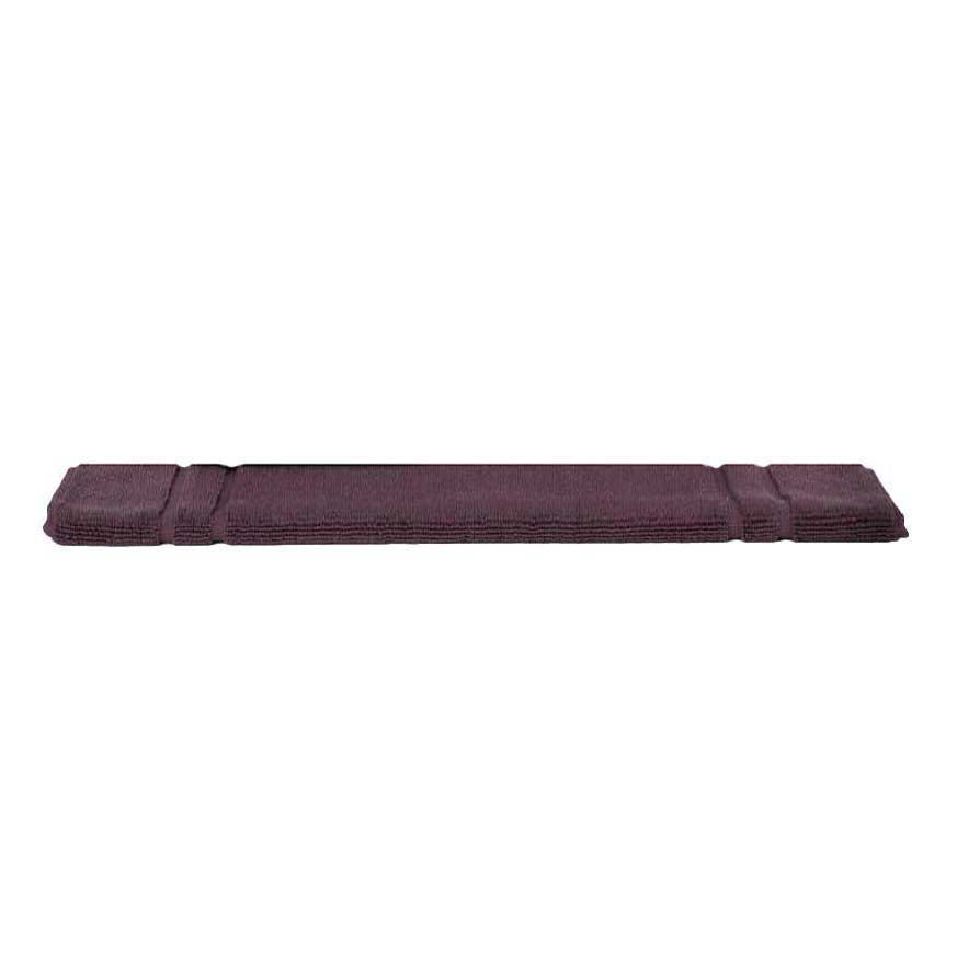 Premium 100% Combed Cotton Bath Towels & Bath Mat Set - Ultra Soft & Absorbent - Eggplant Purple (Aubergine) - Perfect for Spa, Bathroom, Beach & Gym Use