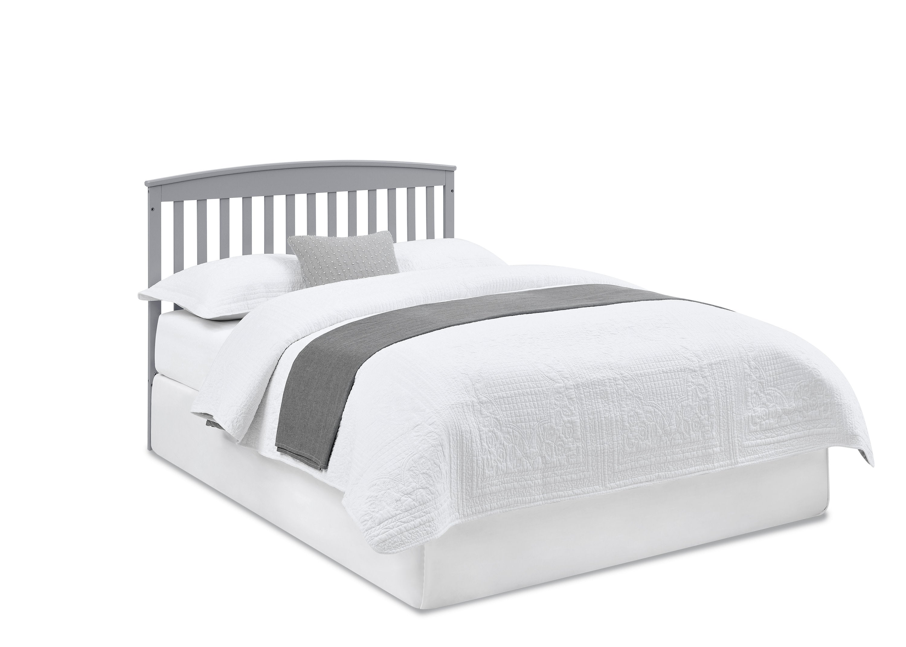 Hanover 6-in-1 Convertible Baby Crib to Toddler Bed - Adjustable Height, Greenguard Gold Certified - Perfect for Nursery, Daycare & Small Spaces