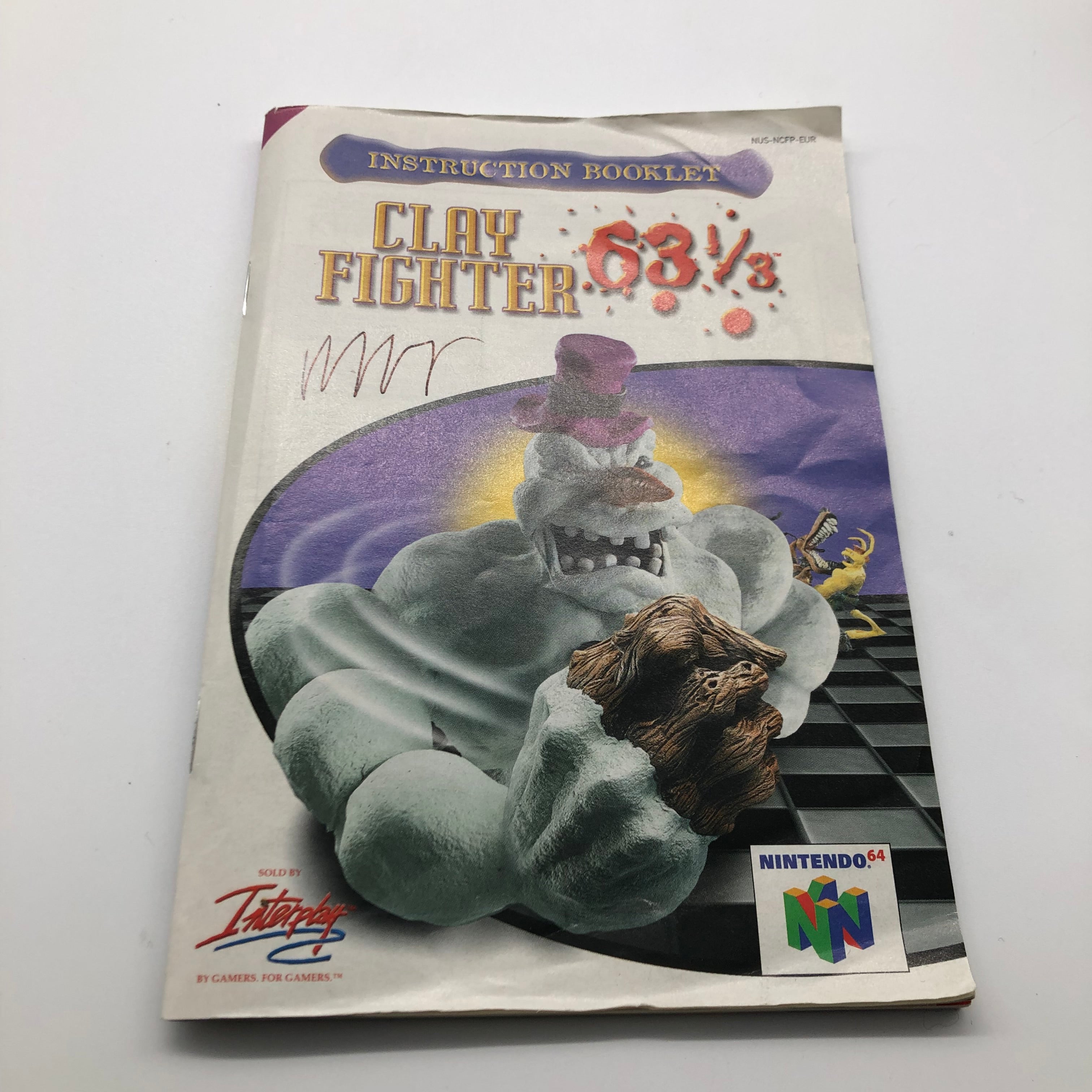 Clay Fighter 63 ⅓ - Complete Boxed Nintendo 64 (N64) Game - PAL Version - Perfect for Retro Gaming Collectors & Nintendo Enthusiasts