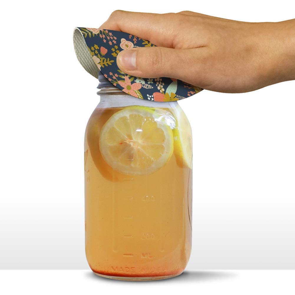 Non-Slip Round Rubber Jar Opener - Easy Grip Bottle Lid Remover for Kitchen, Canning & Pickling - Mimi Flowers Brand