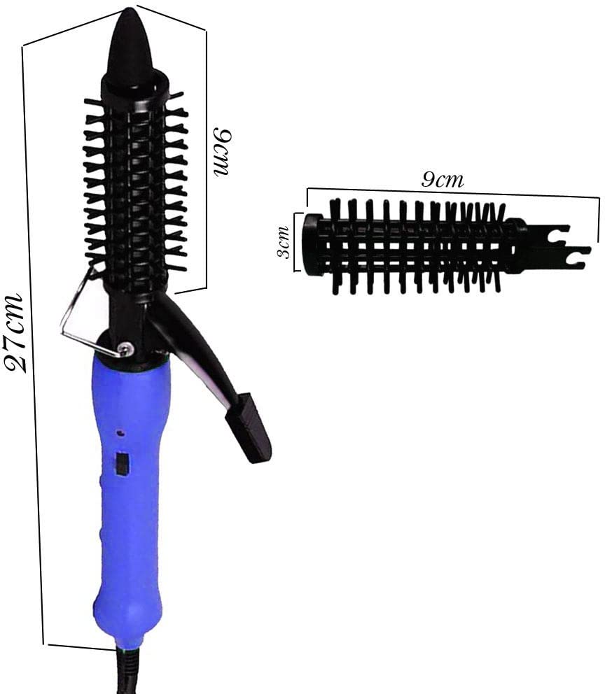 Ceramic Hair Curler for Women - Adjustable Temperature Styling Iron with Medium Barrel & Multicolor Design - Perfect for Salon-Quality Curls at Home or Travel
