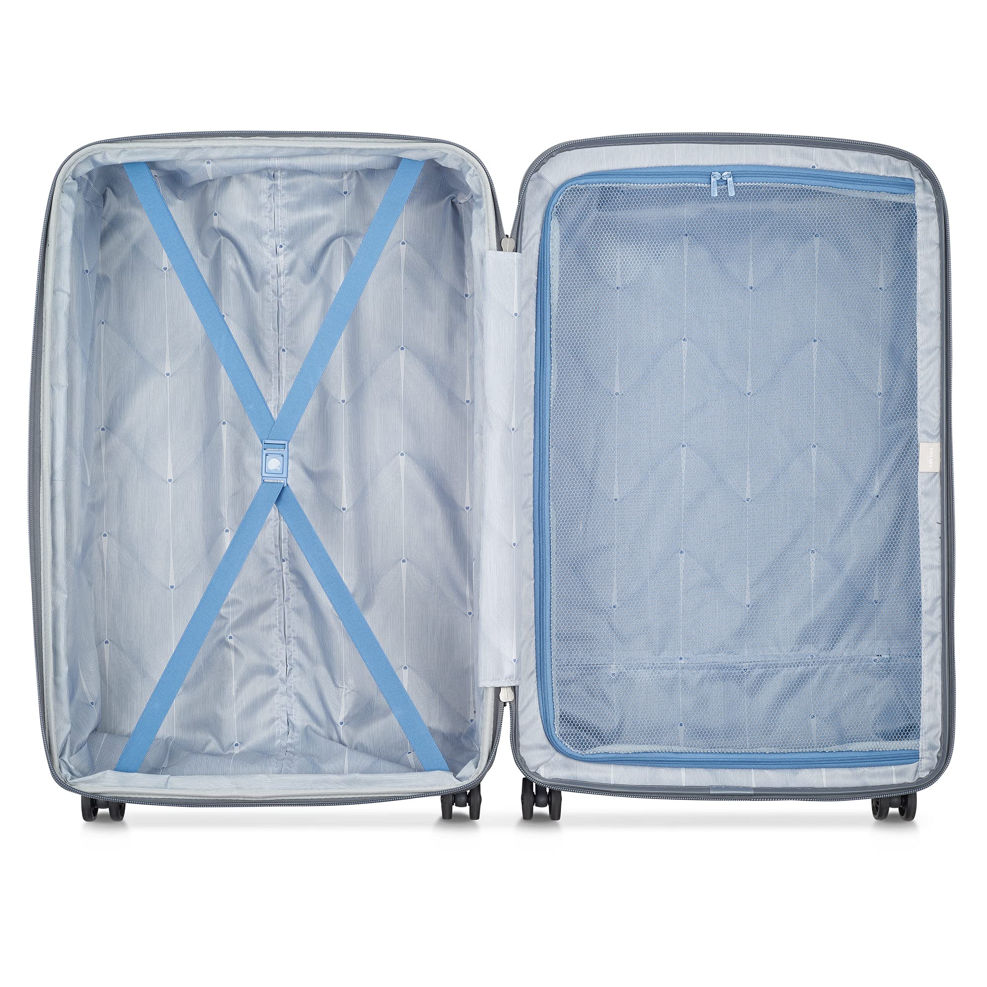 Delsey Paris Comete 3.0 Expandable Hardside Spinner Wheel Luggage - 28 Inch Checked Large Suitcase in Graphite | Perfect for International Travel & Business Trips