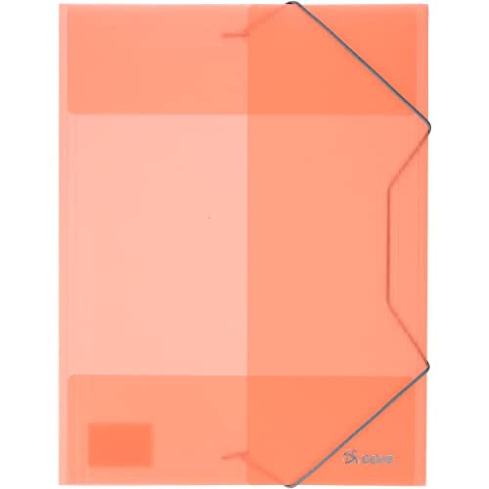 Red A4 Polypropylene Folder with Elastic Bands - Office & School Supplies