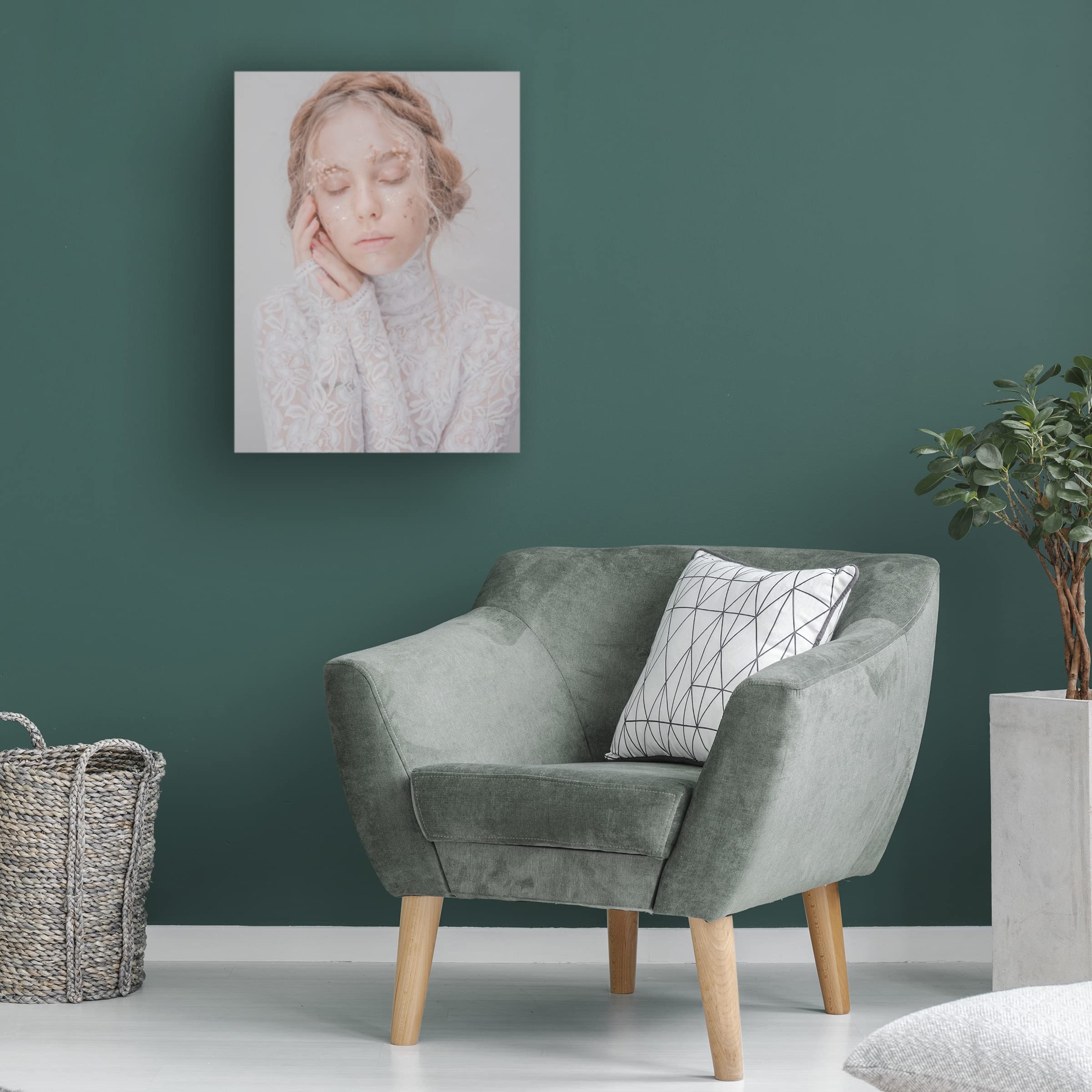 Trademark Fine Art 'Sleeping Beauty' Canvas Wall Art by Michaela Durisova - Romantic Bedroom Decor & Gift for Art Lovers