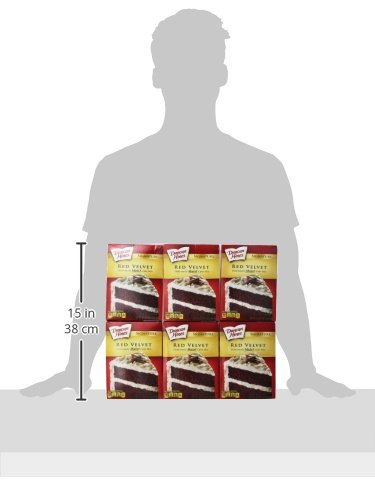 Duncan Hines Signature Red Velvet Cake Mix - 16.5 Oz (Pack of 6) | Moist & Fluffy Cake Mix for Birthdays, Holidays & Special Occasions | Easy Baking Mix for Homemade Cakes & Desserts