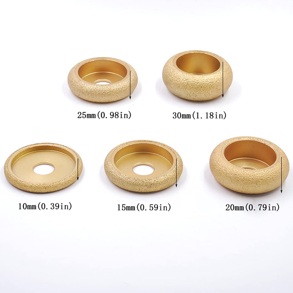 Premium 25mm Stone Inner Carving Grinder Disc for Stone Basin & Bowl Making - Professional Stone Carving Tool for DIY & Craft Projects (0.98 Inch) - Perfect for Home Renovation, Artisan Workshops & Stone Restoration