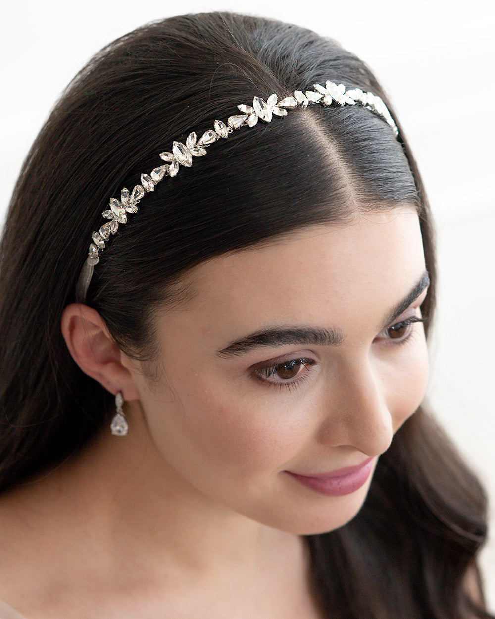 April Headband with Detachable Ribbon - Adjustable Floral Hair Accessory for Women & Girls - Perfect for Spring, Easter, Weddings & Special Occasions