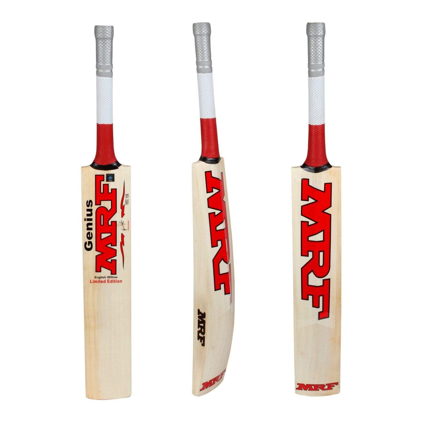MRF Limited Edition Cricket Bat - Premium English Willow, Lightweight & Durable - Perfect for Professional Matches & Training Sessions