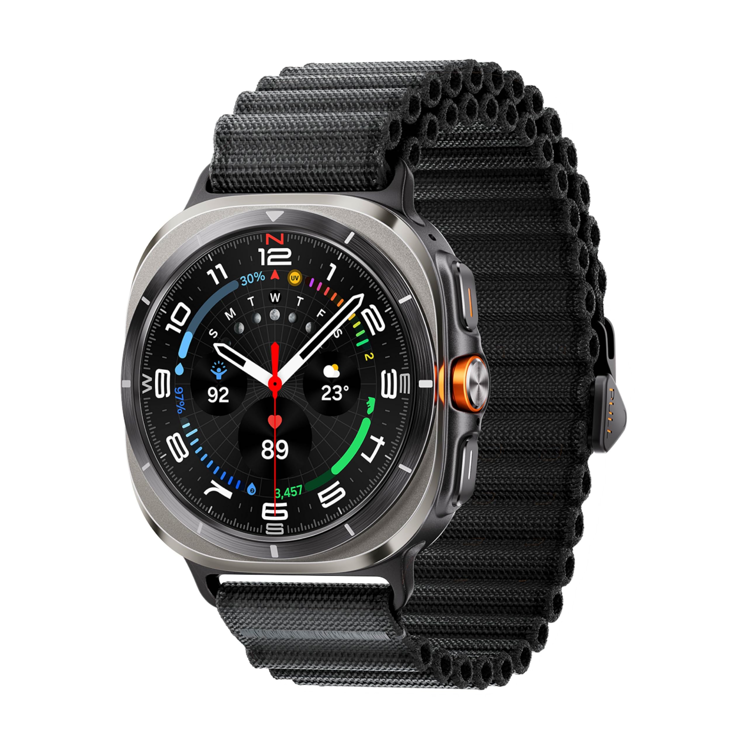 Samsung Galaxy Watch Ultra Bespoke Edition 47mm LTE Smartwatch - Titanium Silver (Renewed) | AI Fitness Tracker with Heart Rate, Sleep Monitor & Wellness Tips | Perfect for Workouts, Running & Daily Health Tracking