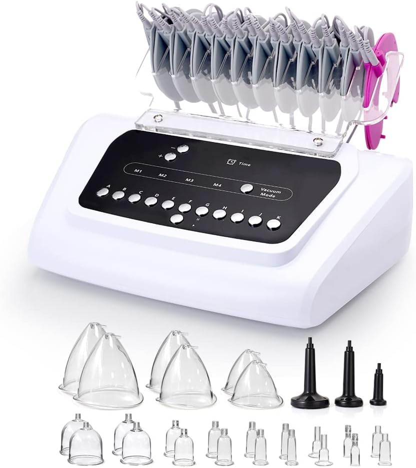 Professional Elitzia ET33J4 EMS Machine - 2-in-1 Electronic Muscle Stimulator for Body Shaping, Weight Loss & Skin Tightening | Home Fitness & Muscle Training Device for Toning & Recovery