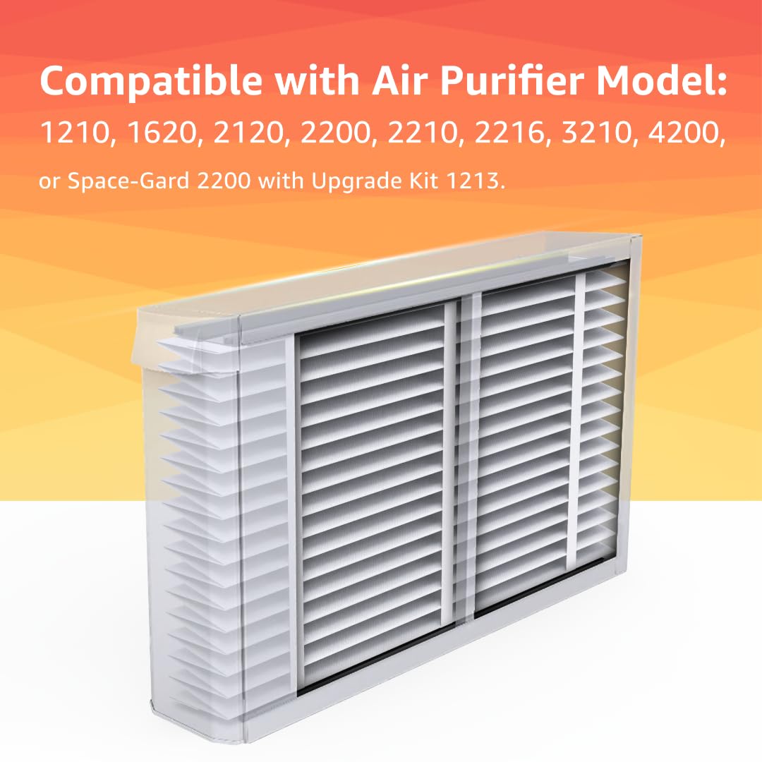 Aprilaire 213 Replacement Air Filter - MERV 13, 20x25x4, Collapsible Design - Compatible with Aprilaire 1210, 1620, 2120, 2200, 2210, 2216, 3210, 4200 Air Purifiers (1 Pack) - Perfect for Home, Office & HVAC System Air Purification