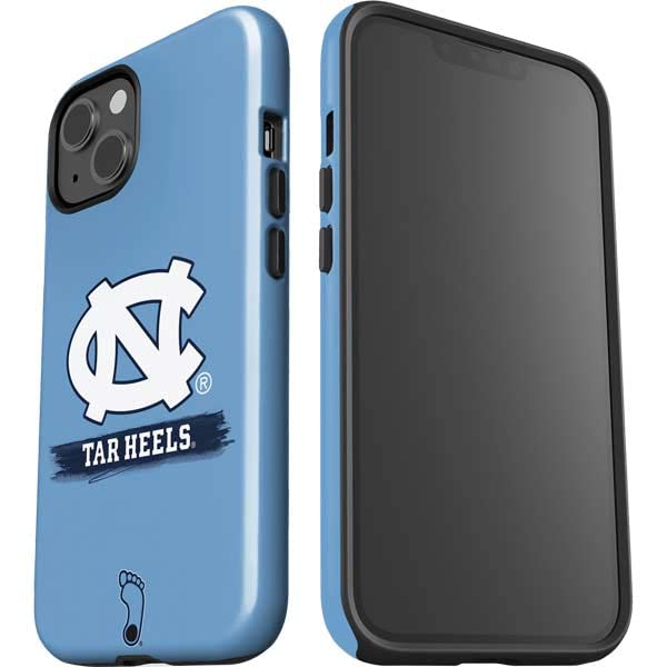 Skinit Impact Phone Case for iPhone 15 Plus - Officially Licensed UNC Tar Heels Design | Durable Protection for UNC Fans | Perfect for Game Day & School Spirit