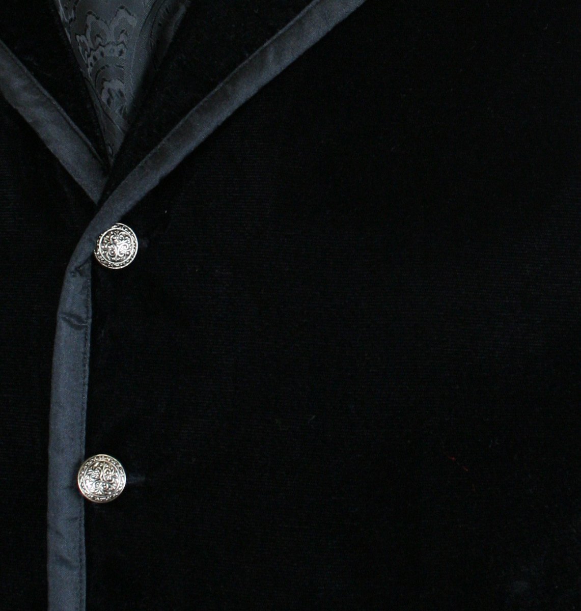 Men's Velvet Formal Suit Vest - Victorian Edwardian Tuxedo Dress Waistcoat for Weddings & Historical Reenactments
