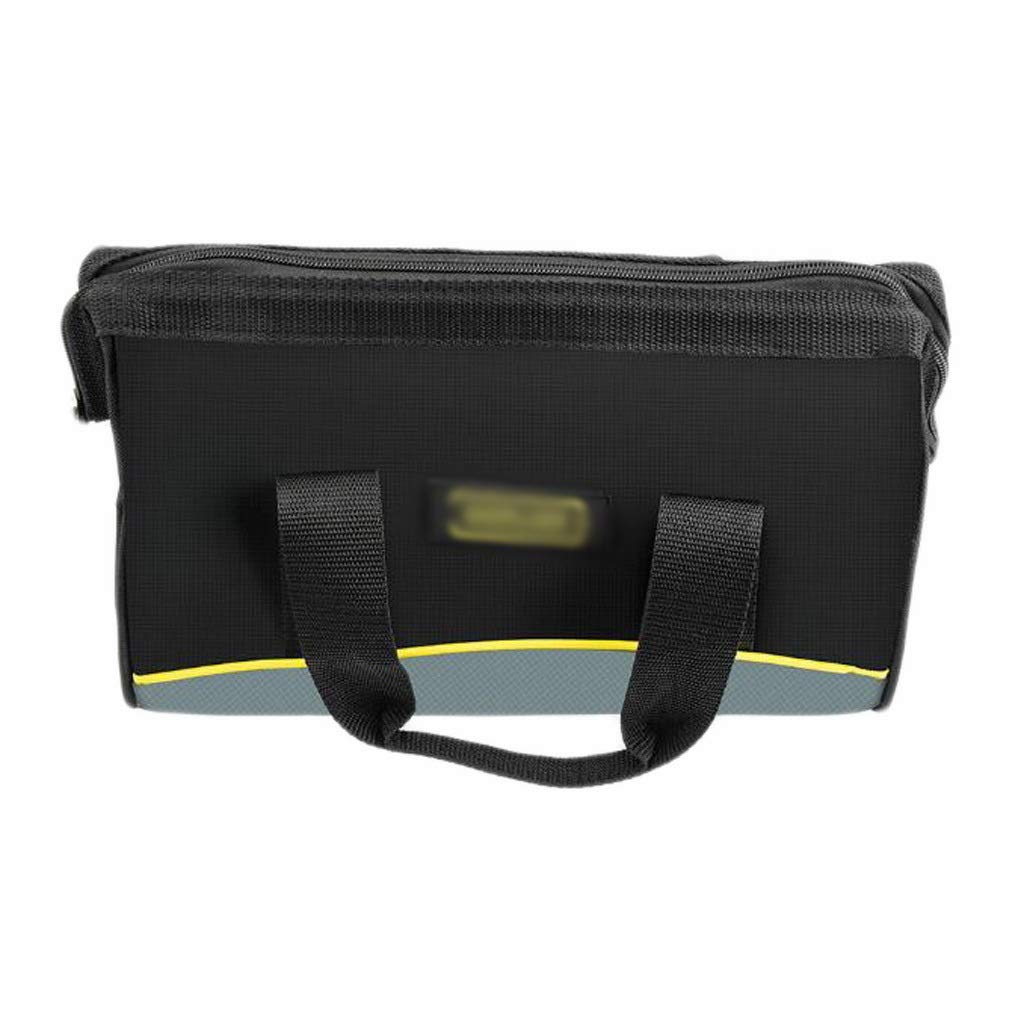 Heavy Duty Folding Handle Tool Bag - Large Capacity Electrician Tool Kit with Sturdy Bottom & Multiple Pockets - Portable Drill Storage Organizer for Maintenance, Installation & DIY Projects - Ideal for Electricians, Contractors & Home Improvement