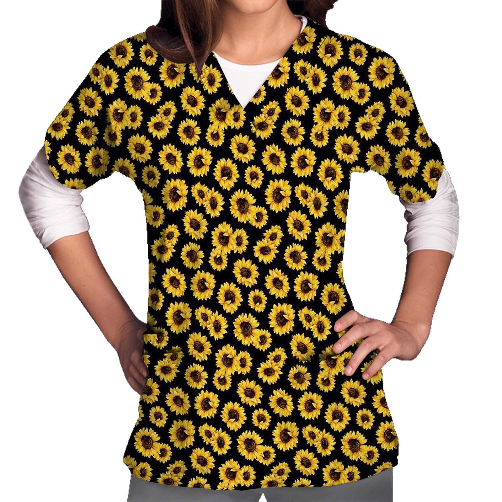 eczipvz Women's Cropped Boho Tank Tops - Floral Print V-Neck Short Sleeve Summer Blouse & Loose Casual Tee for Beach, Music Festivals & Summer Outfits