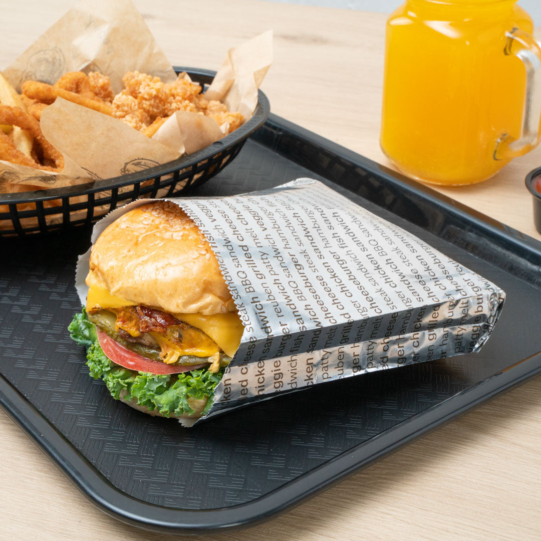 Premium Printed Burger Foil Bags - 6