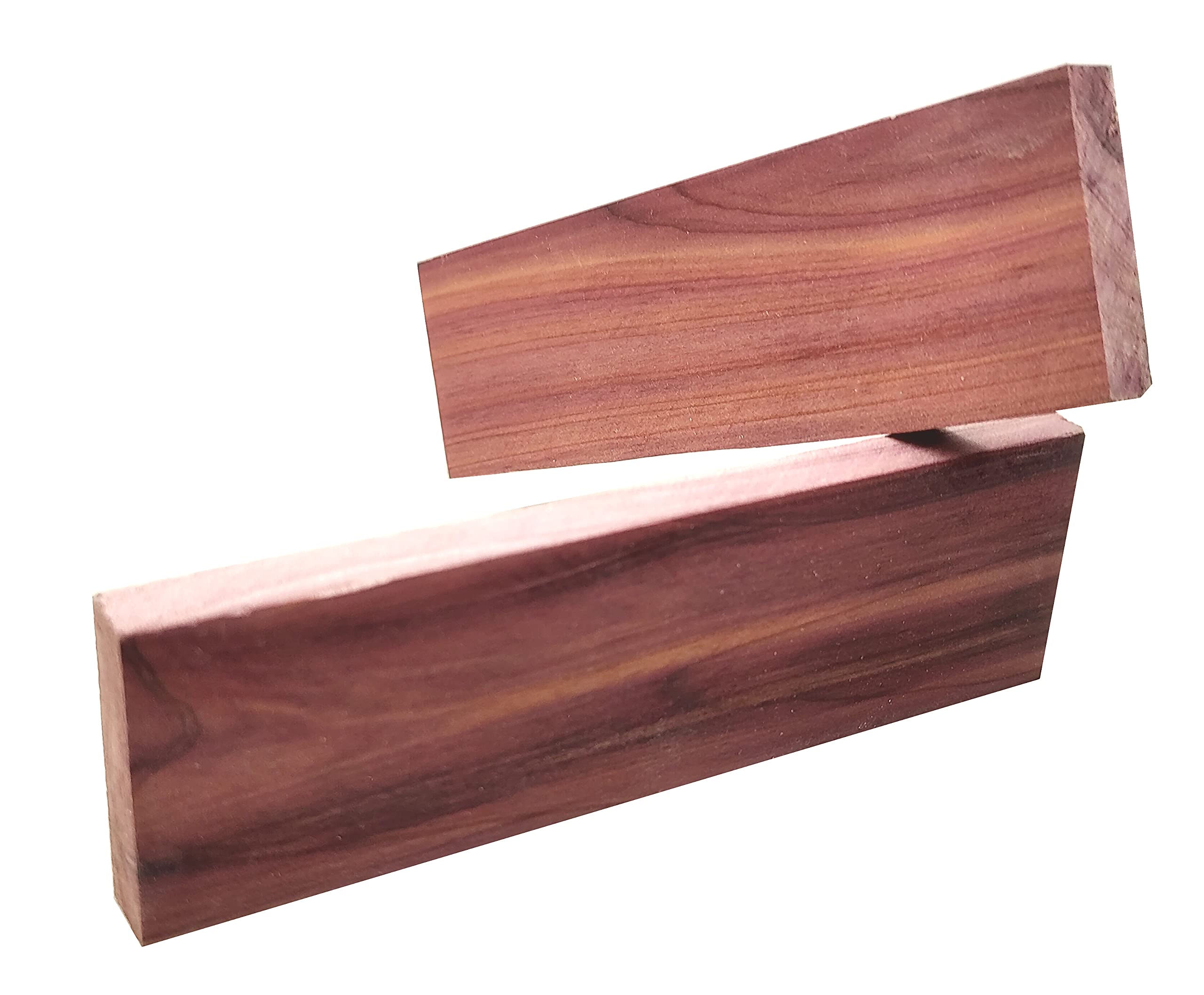 Premium Tennessee Aromatic Cedar Knife Handle Scales - Natural Wood Replacement Parts for Custom Knife Making - Perfect for Hunting, Camping & Outdoor Survival Gear