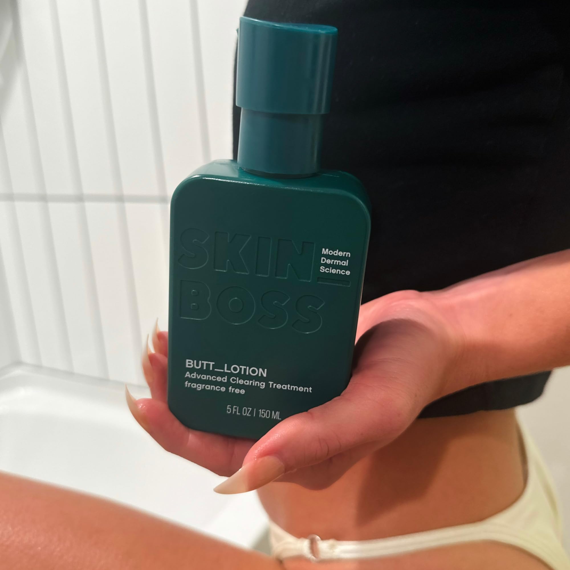 Best Clearing Lotion for Body Acne - Treat Back, Bum & Thigh Breakouts | Gentle Exfoliating Formula for Smooth Skin | Perfect for Post-Workout & Daily Skincare Routine