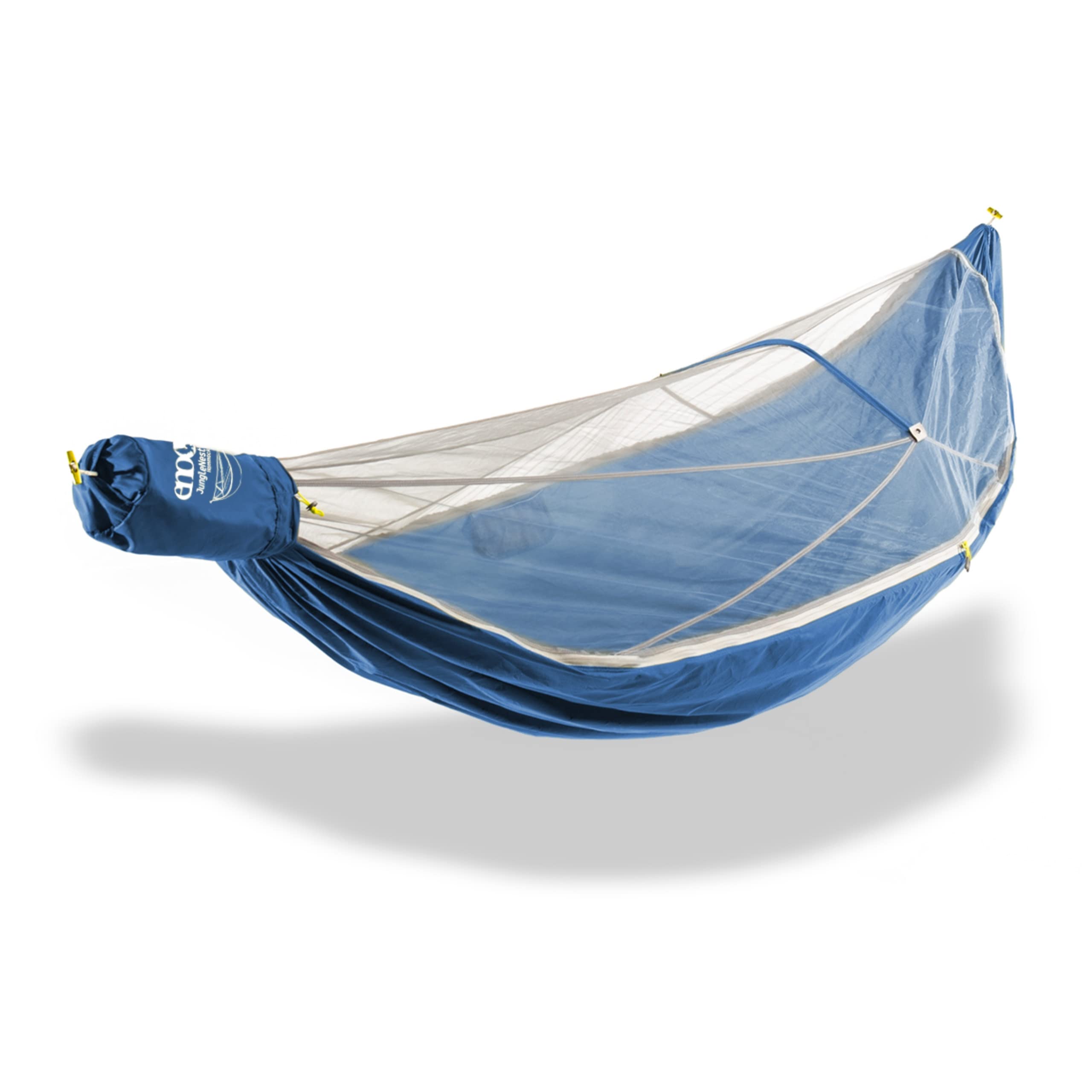 ENO Eagles Nest Outfitters JungleNest Hammock - Lightweight Portable Camping Hammock with Tree Straps, Perfect for Backpacking, Hiking & Outdoor Adventures (Pacific Blue)