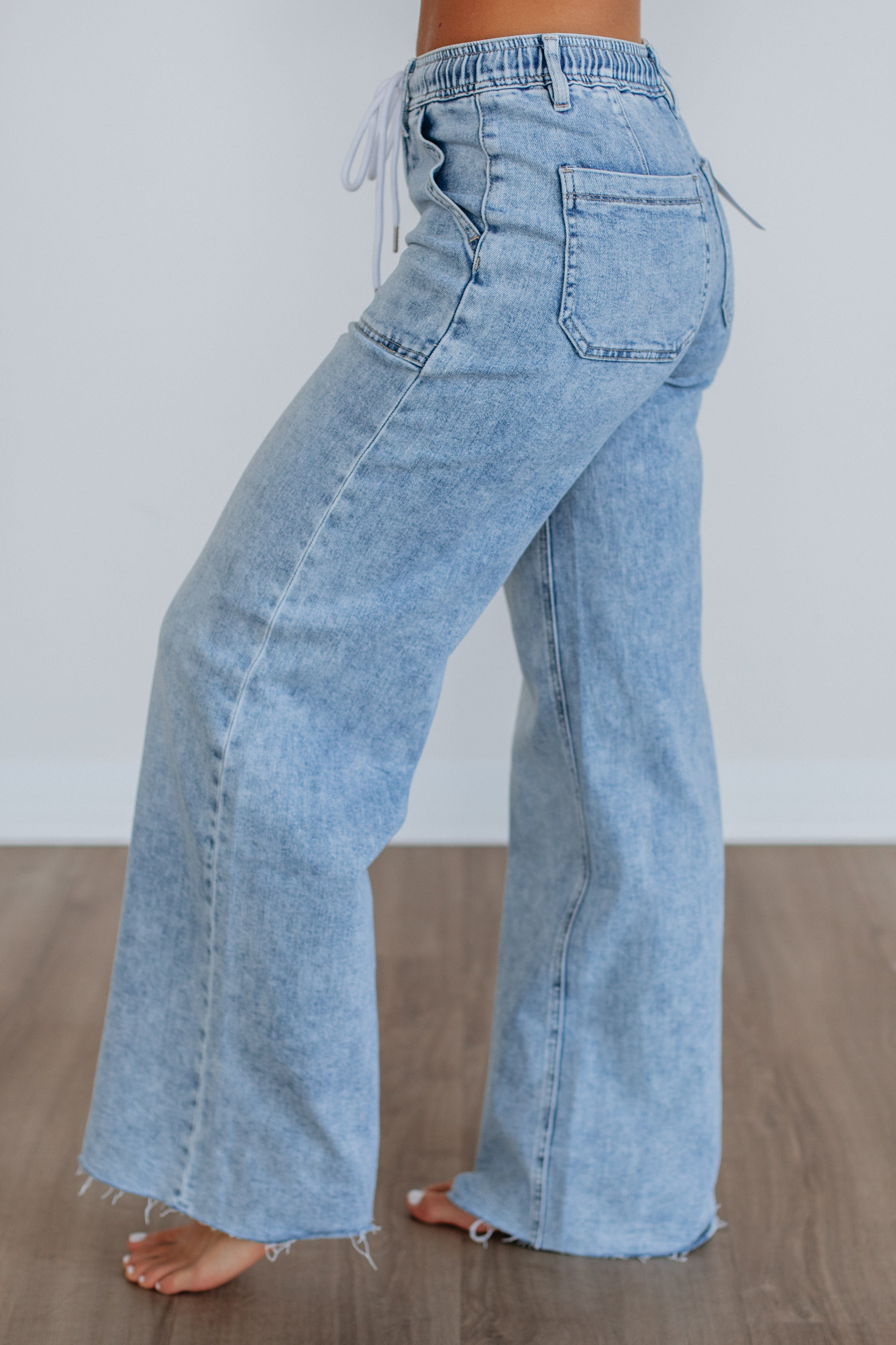 Bruna Flying Monkey Jeans for Women - High Waist Stretch Denim Pants - Trendy Skinny Jeans for Casual Wear & Night Out