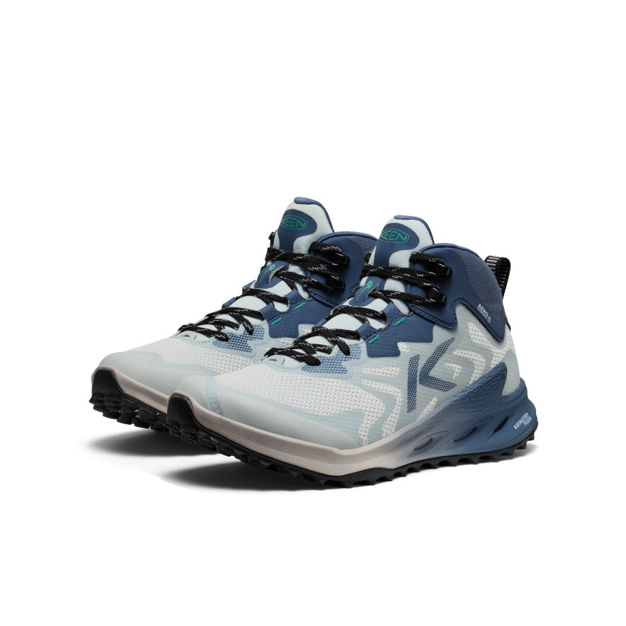 Women's Zionic NXT Waterproof Hiking Boots - Lightweight & Durable for Outdoor Adventures | Ballad Blue/Winter Green | Perfect for Hiking, Camping & Trail Running