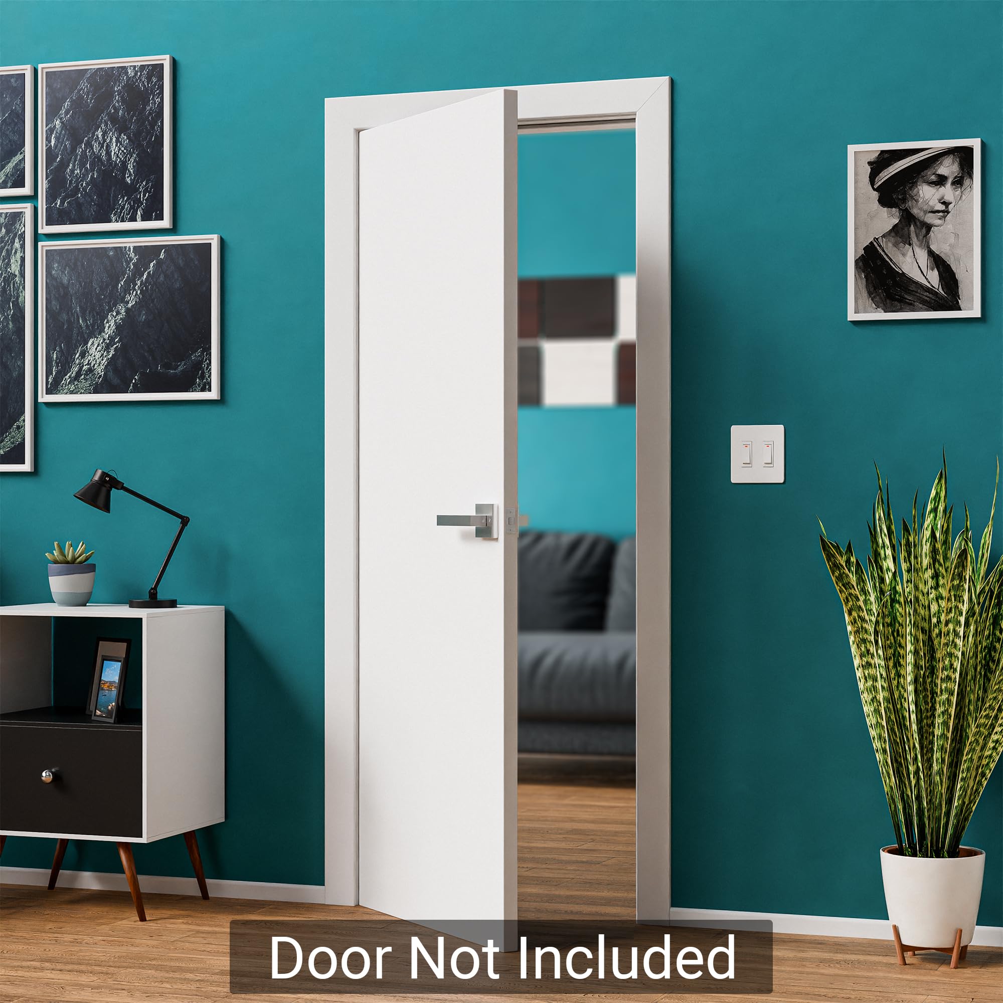 Solid Pine Wood Prefinished Interior Door Jambs and Casings Set - 80