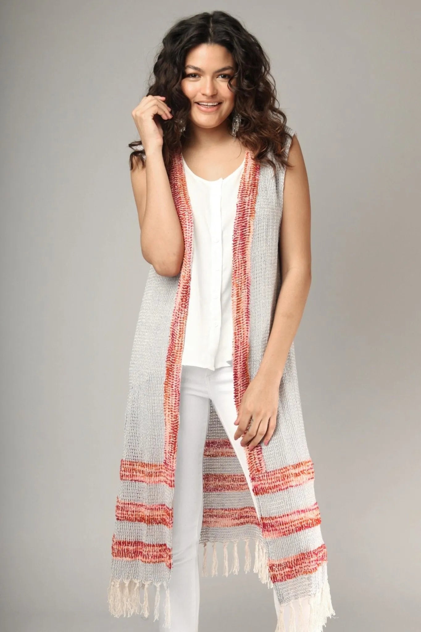 Stylish Fringe Water Vest for Women - Trendy Swim Cover Up for Beach, Pool & Summer Outings