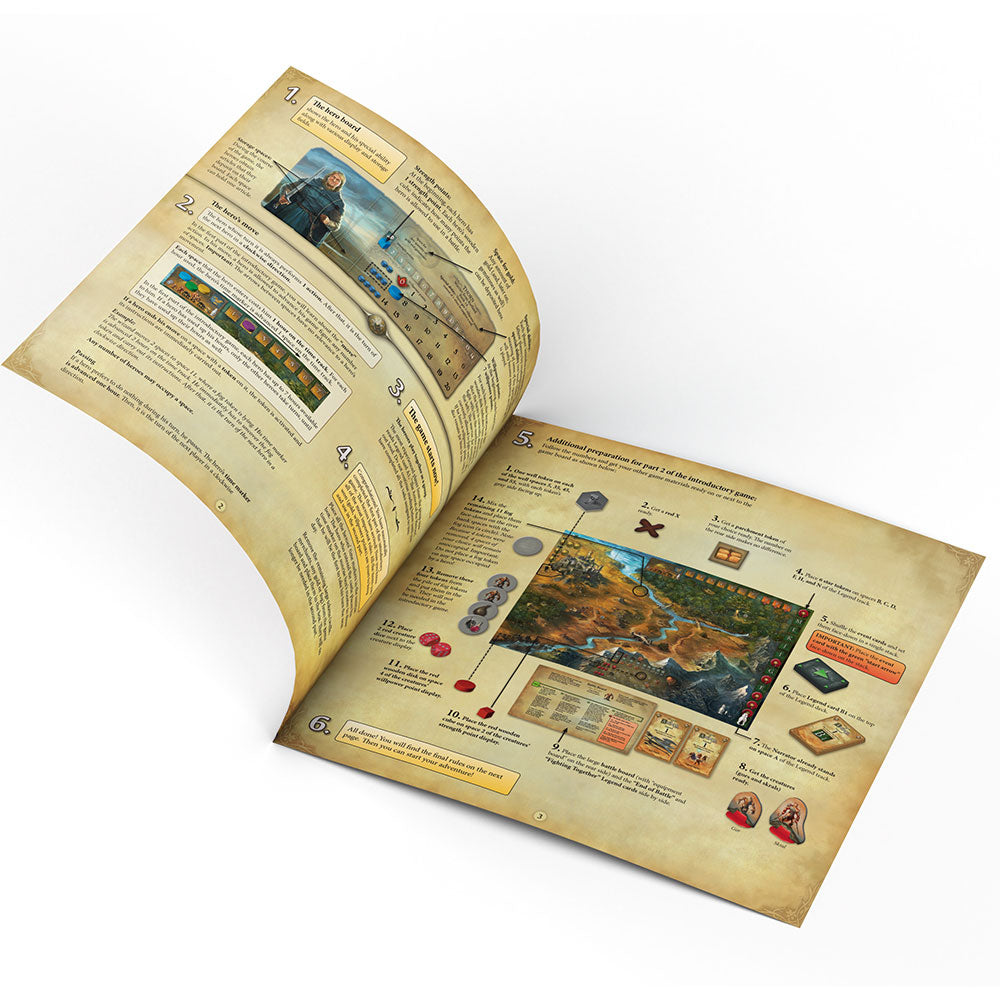 Legends of Andor Board Game - Fantasy Adventure Strategy Game for Adults & Teens - Perfect for Game Nights & Family Gatherings